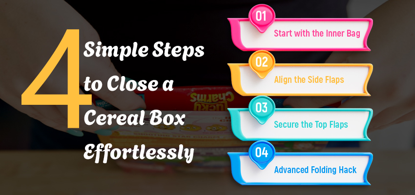 4 simple steps to close a cereal box effortlessly