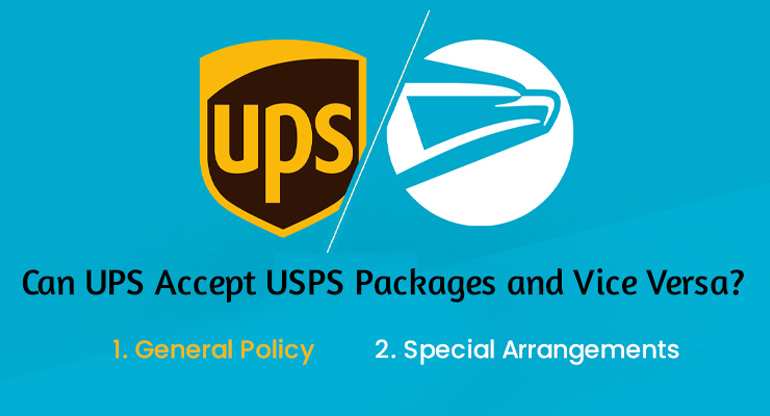 can ups accept usps packages