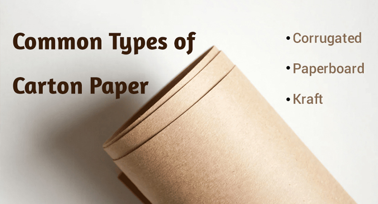common types of carton paper