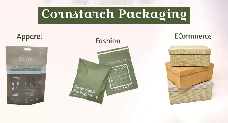 cornstarch packaging for apparel, fashion and ecommerce