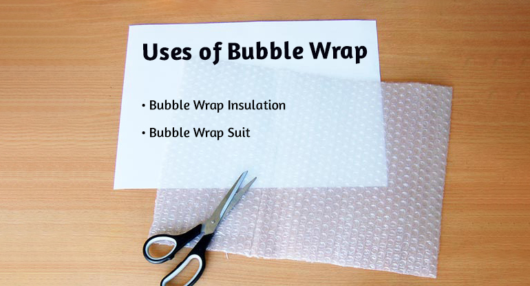 creative uses of bubble wrap