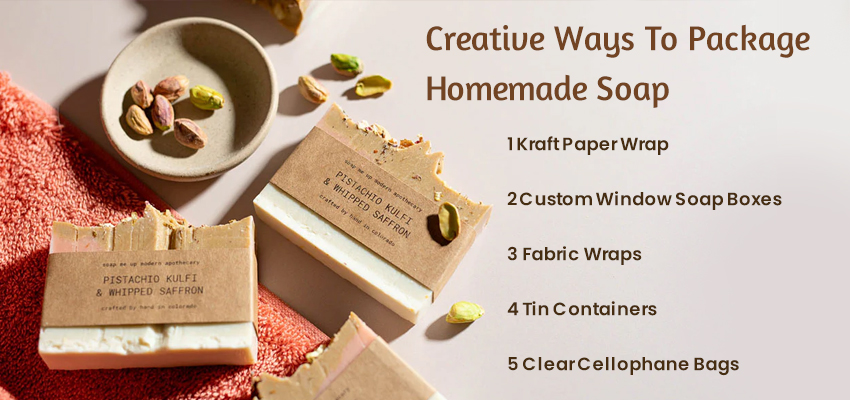 creative ways to package homemade soap