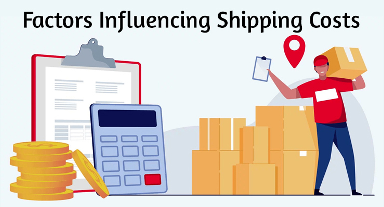 factors influencing shipping costs