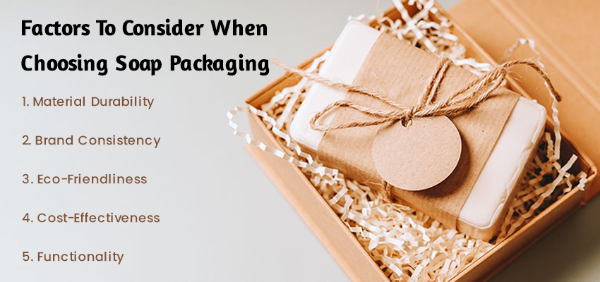 factors to consider when choosing soap packaging