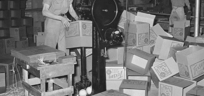 history of cardboard