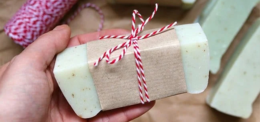 how to package homemade soap