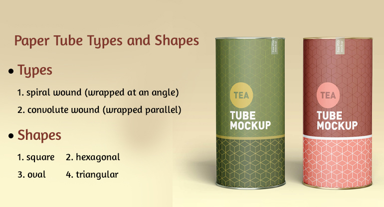 paper tube types and shapes