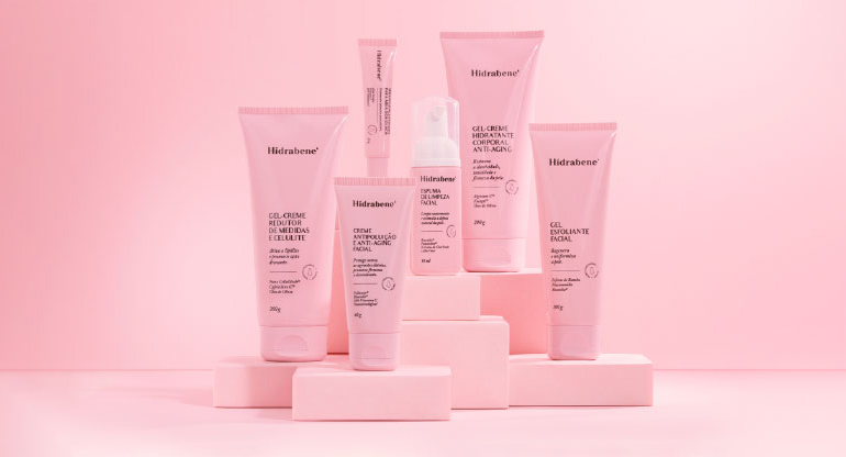 pink skincare packaging