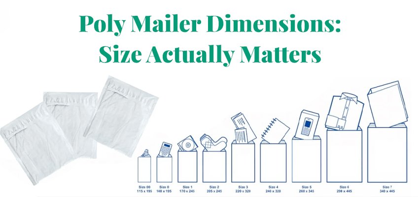 poly mailer dimensions size actually matters
