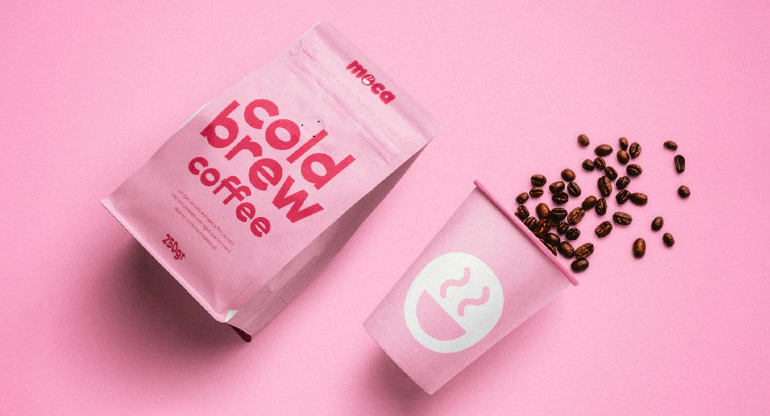 power of pink color packaging