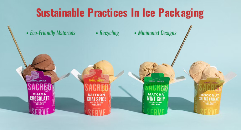 sustainable practices in ice packaging
