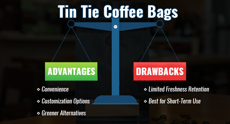 tin tie coffee bags