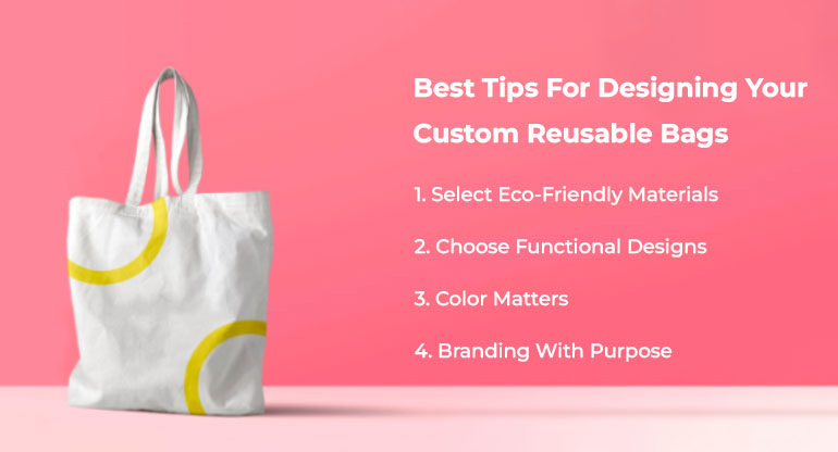 tips to design reusable shopping bags