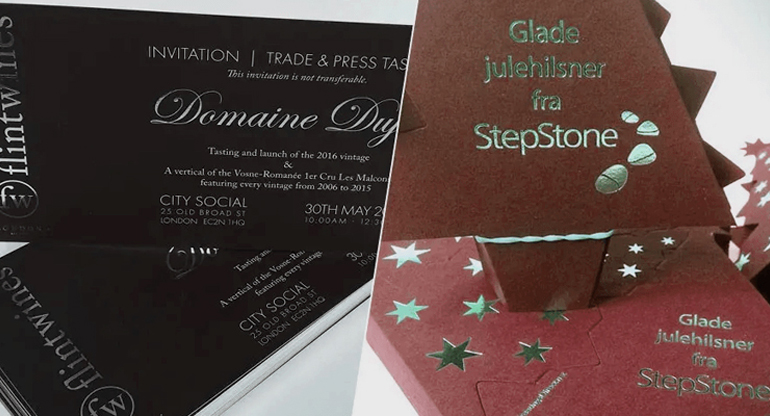 traditional vs. digital foil stamping