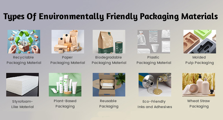 types of environmentally friendly packaging materials