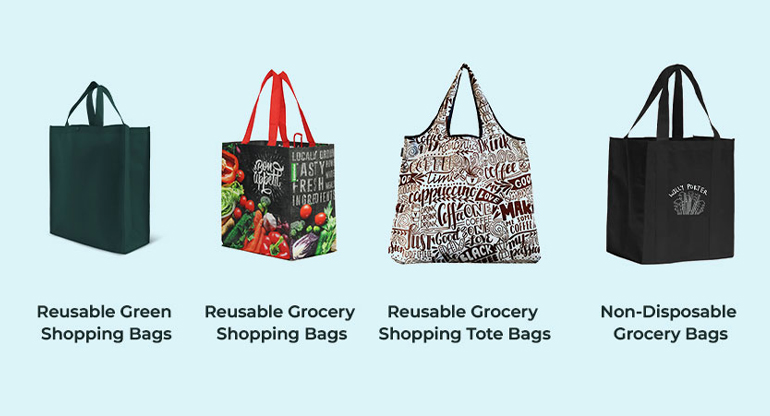 types of reusable shopping bags