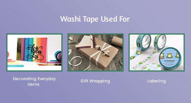 washi tape used for
