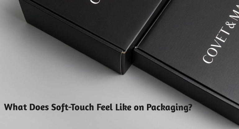 what does soft touch feel like on packaging