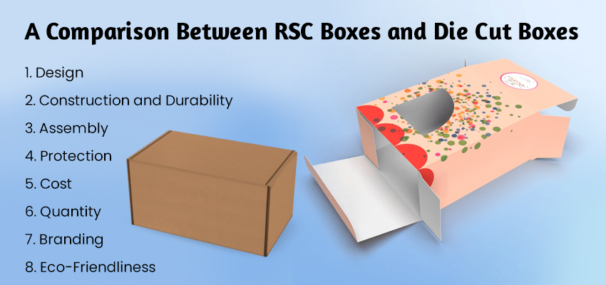 a comparison between rsc boxes and die cut boxes