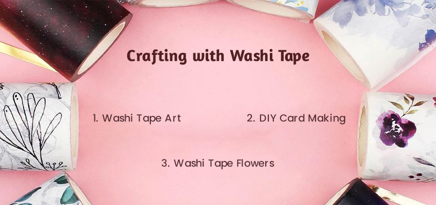 crafting with washi tape