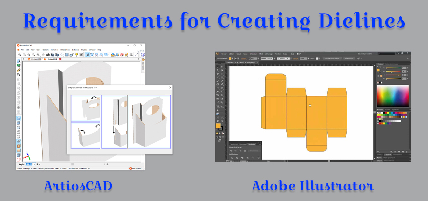 requirements for creating dielines