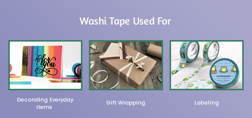 washi tape used for