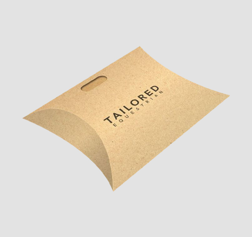 custom kraft pillow packaging