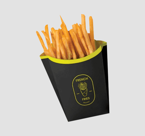 french fry packaging