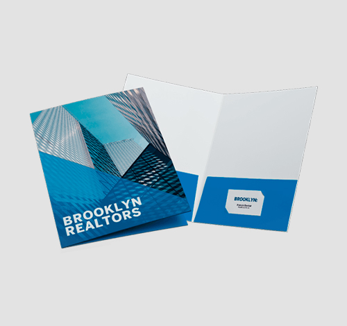 printed presentation folders