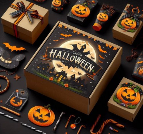 spooky halloween boxes