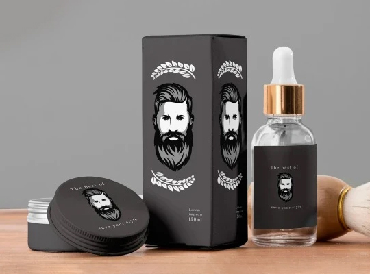 beard oil boxes