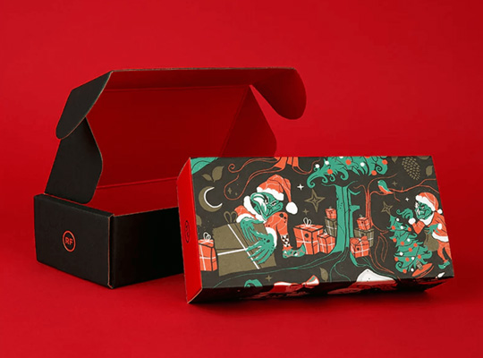 clothing christmas boxes packaging
