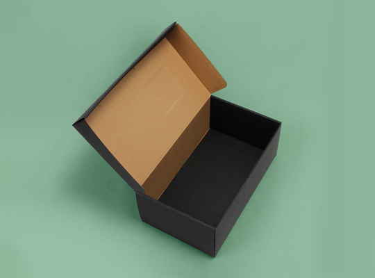 custom black cardboard packaging