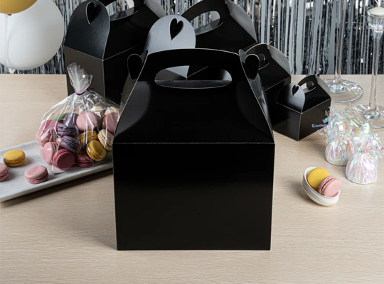 custom black gable boxes