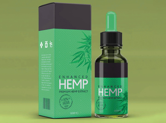 custom cbd hemp oil boxes