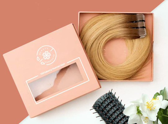 custom hair extension boxes