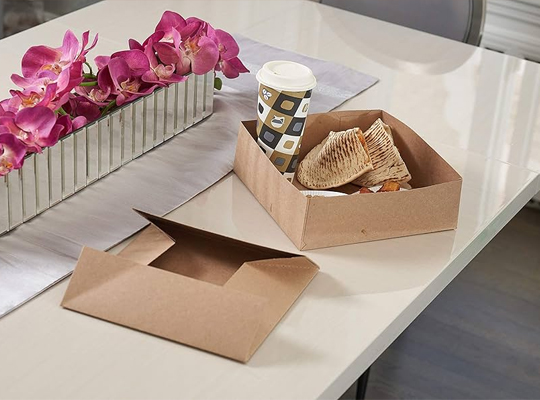 four corner tray boxes