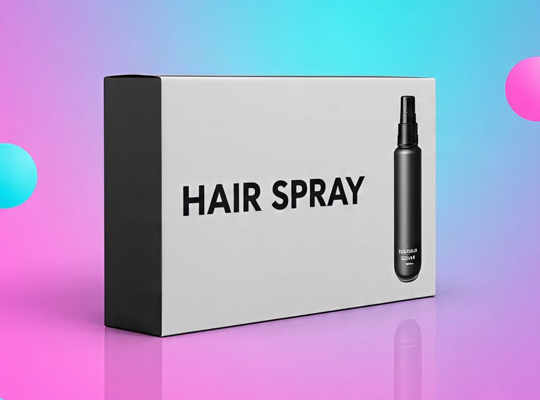 hair spray box