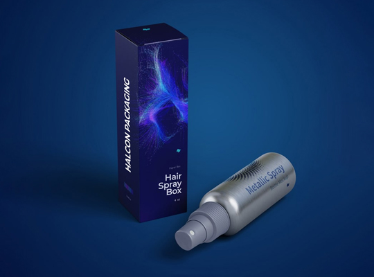 hair spray packaging