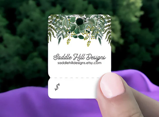 jewelry hang tags wholesale