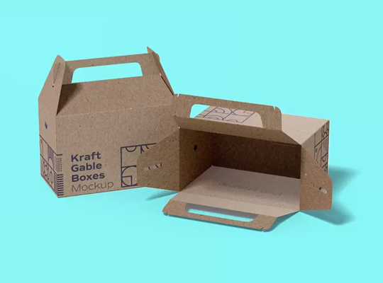 kraft gable boxes
