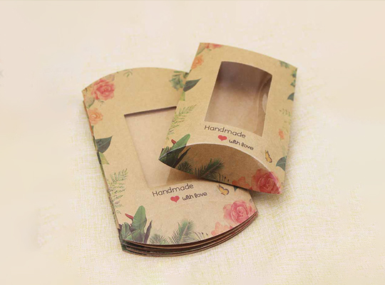 pillow box with window