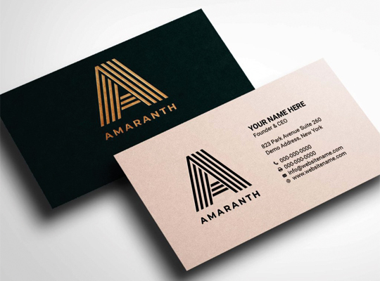 premium business card pack