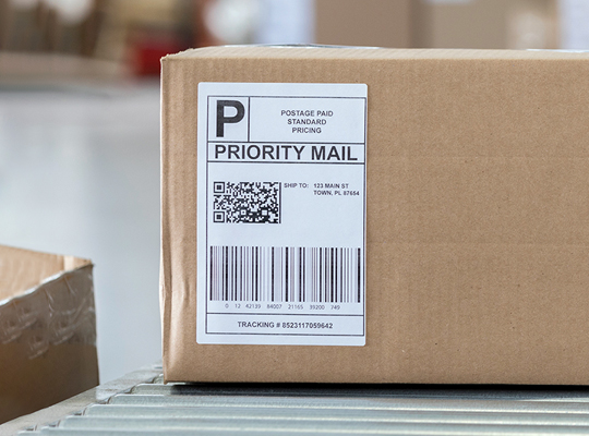 shipping labels packaging