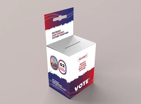ballot boxes packaging