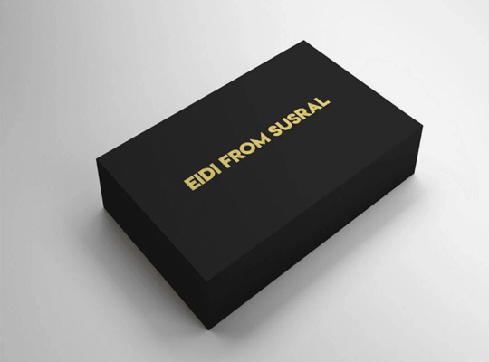 cardboard box with handle
