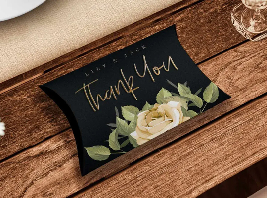 custom small pillow boxes
