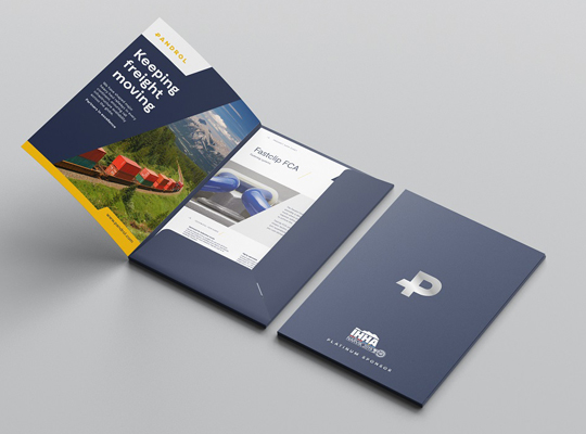 branded presentation folder