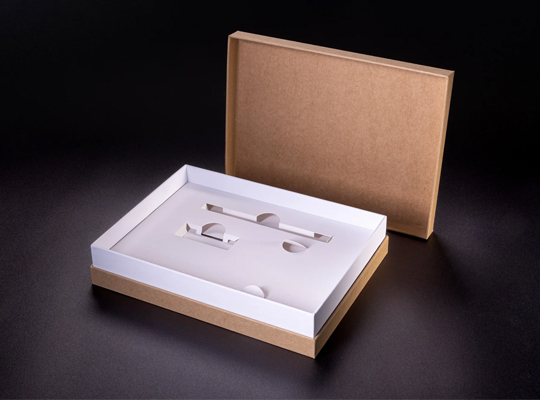 cardboard box with handle