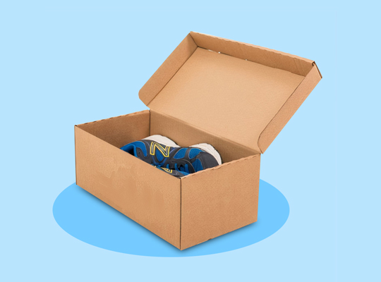 cardboard shoes boxes